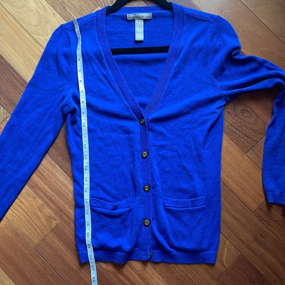 Banana Republic Bright Blue Lightweight Cardigan, size XS - Picture 9 of 12